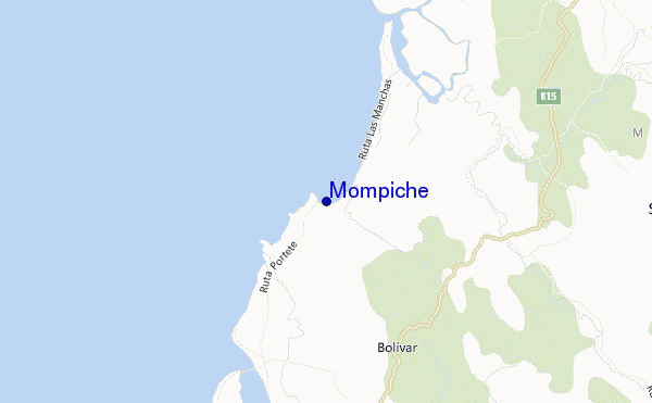 mappa di localizzazione di Mompiche