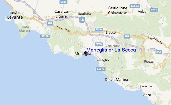 mappa di localizzazione di Moneglia or La Secca