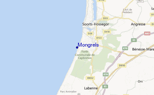 mappa di localizzazione di Mongrels