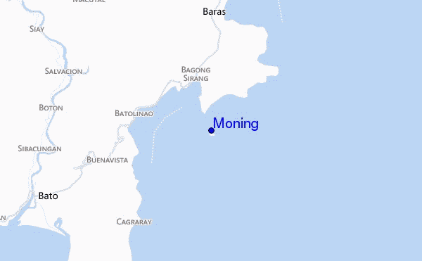 mappa di localizzazione di Moning