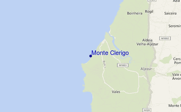 mappa di localizzazione di Monte Clerigo