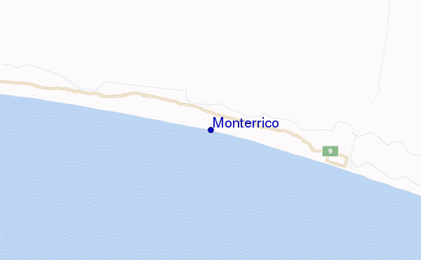 mappa di localizzazione di Monterrico