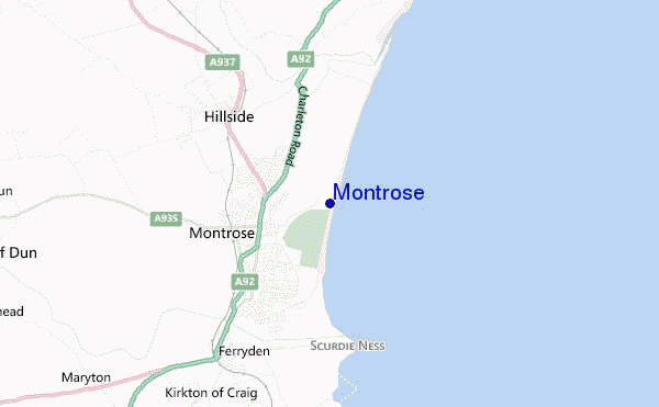 mappa di localizzazione di Montrose