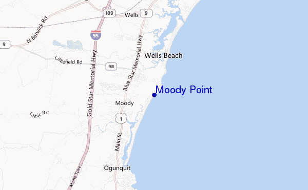 mappa di localizzazione di Moody Point