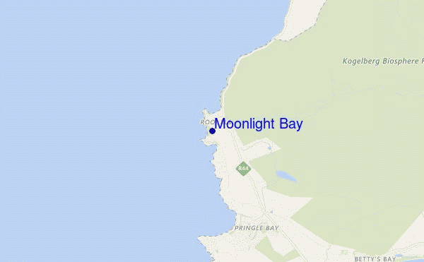 mappa di localizzazione di Moonlight Bay