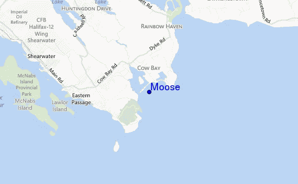 mappa di localizzazione di Moose