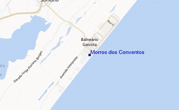 mappa di localizzazione di Morros dos Conventos
