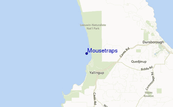 mappa di localizzazione di Mousetraps