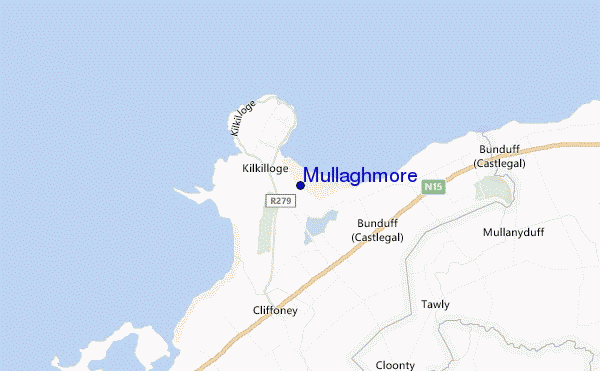 mappa di localizzazione di Mullaghmore