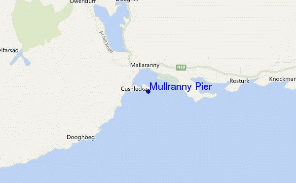 mappa di localizzazione di Mullranny Pier