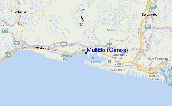 mappa di localizzazione di Multido (Genoa)