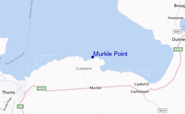 mappa di localizzazione di Murkle Point