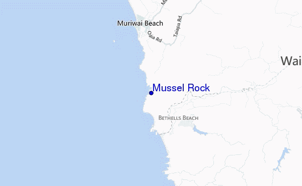 mappa di localizzazione di Mussel Rock