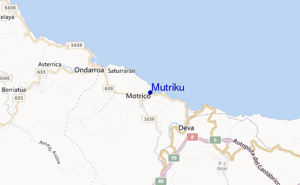mappa di localizzazione di Mutriku