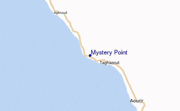 mappa di localizzazione di Mystery Point