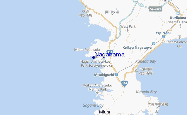 mappa di localizzazione di Nagahama