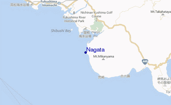 mappa di localizzazione di Nagata