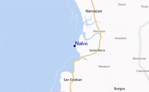 mappa di localizzazione di Nalvo