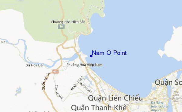 mappa di localizzazione di Nam O Point