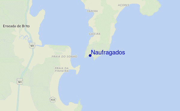 mappa di localizzazione di Naufragados