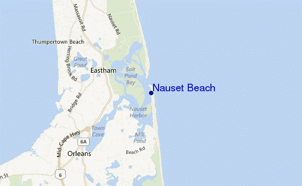 mappa di localizzazione di Nauset Beach