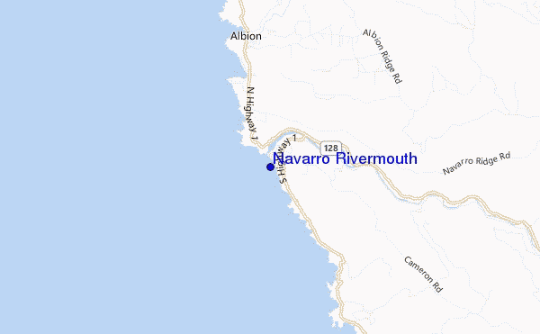 mappa di localizzazione di Navarro Rivermouth