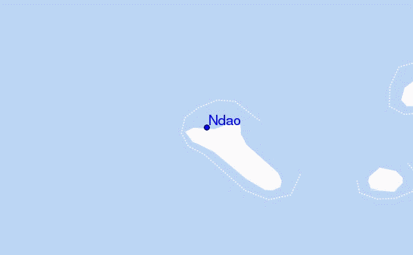 mappa di localizzazione di Ndao