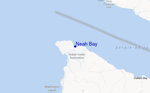 Neah Bay Location Map