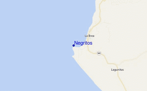 mappa di localizzazione di Negritos