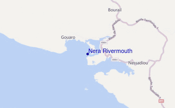 mappa di localizzazione di Nera Rivermouth