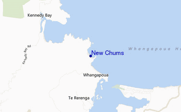 mappa di localizzazione di New Chums