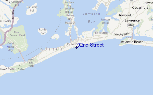 mappa di localizzazione di 92nd Street