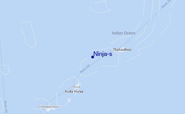 mappa di localizzazione di Ninja's