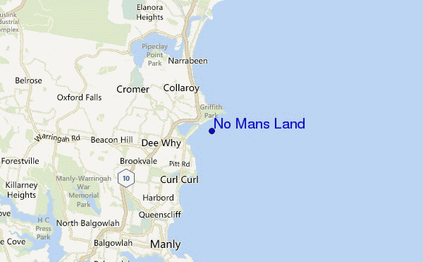 mappa di localizzazione di No Mans Land