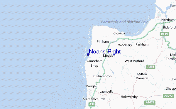 Noahs Right Location Map