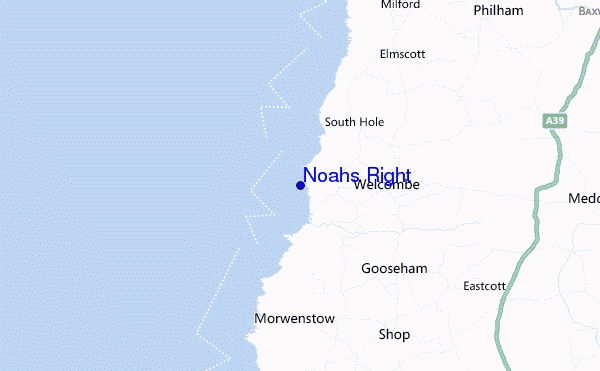 mappa di localizzazione di Noahs Right