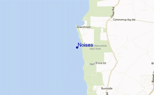 mappa di localizzazione di Noises
