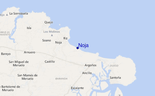 mappa di localizzazione di Noja