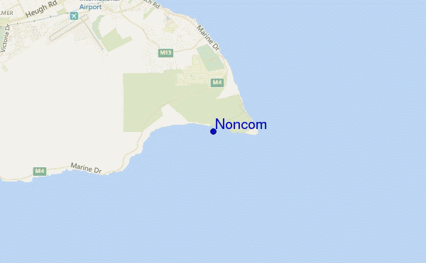 mappa di localizzazione di Noncom (Cape Recife)