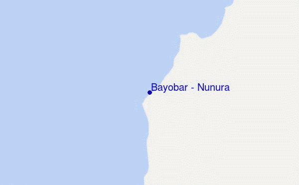 mappa di localizzazione di Bayobar - Nunura