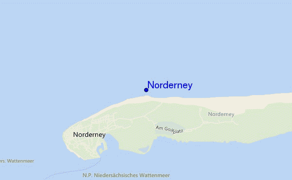 mappa di localizzazione di Norderney