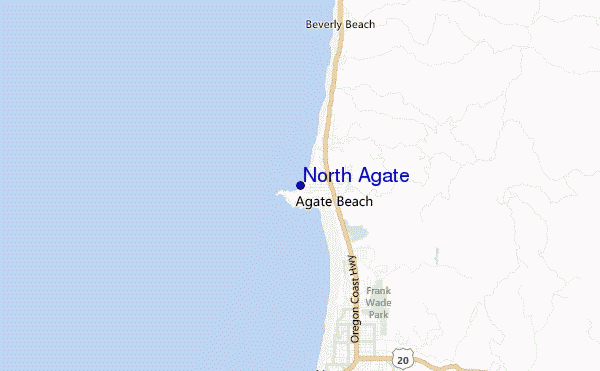 mappa di localizzazione di North Agate