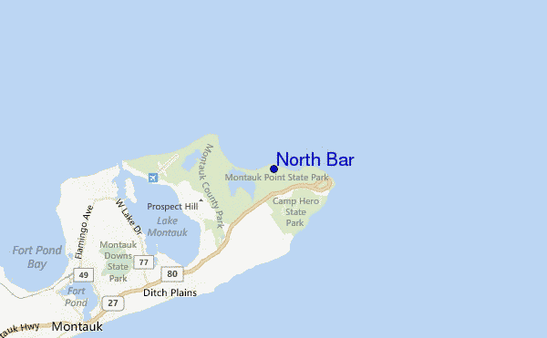 mappa di localizzazione di North Bar