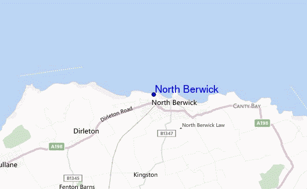 mappa di localizzazione di North Berwick