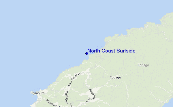 mappa di localizzazione di North Coast Surfside