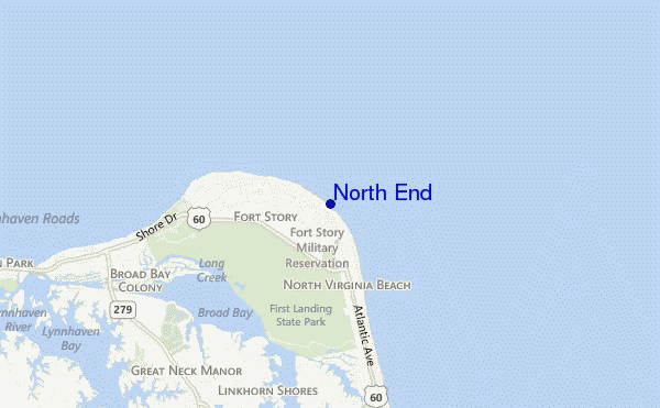 mappa di localizzazione di North End