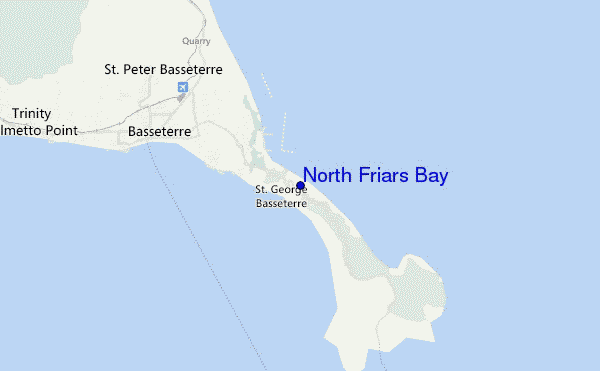 mappa di localizzazione di North Friars Bay