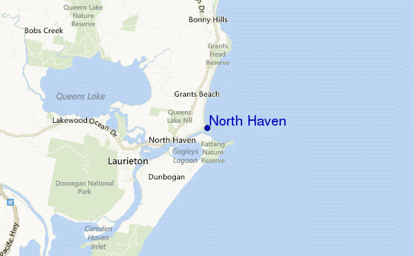 mappa di localizzazione di North Haven