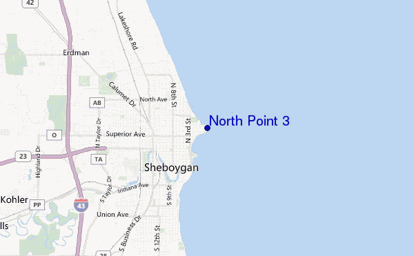 mappa di localizzazione di North Point 3