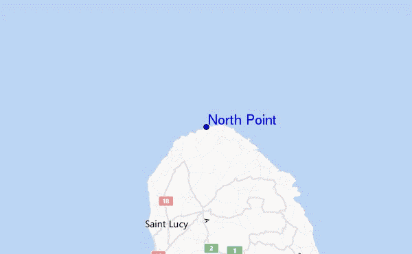 mappa di localizzazione di North Point